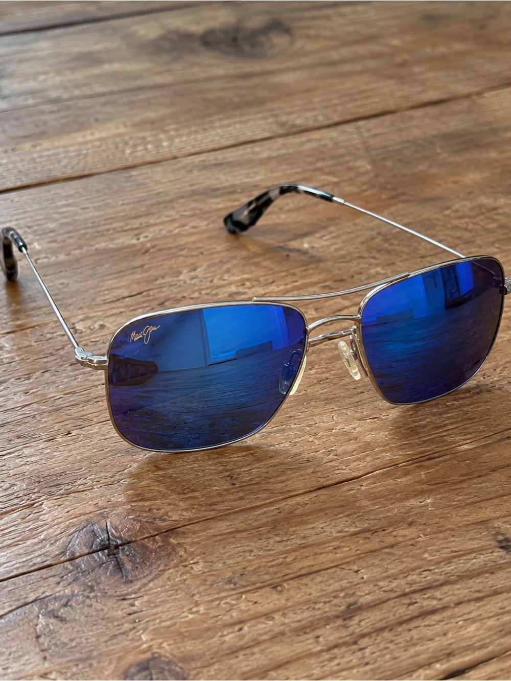 Maui Jim Blue Mirrored Sunglasses